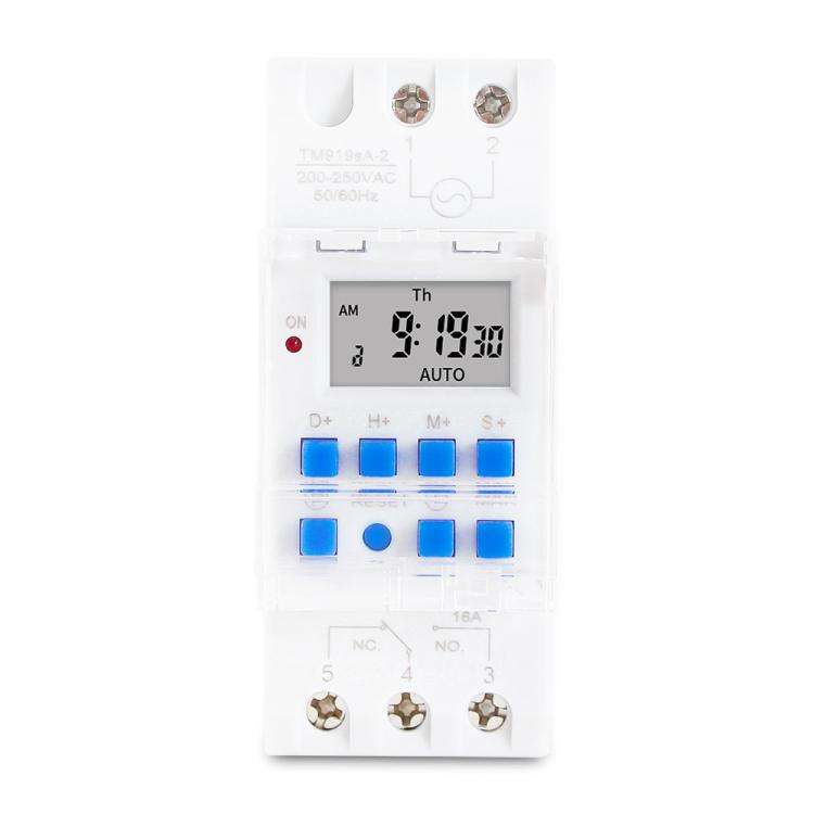 SINOTIMER TM919sA-1 110VAC 16A  1 Second Interval Programmable Digital Timer Switch 7 Days Auto O...