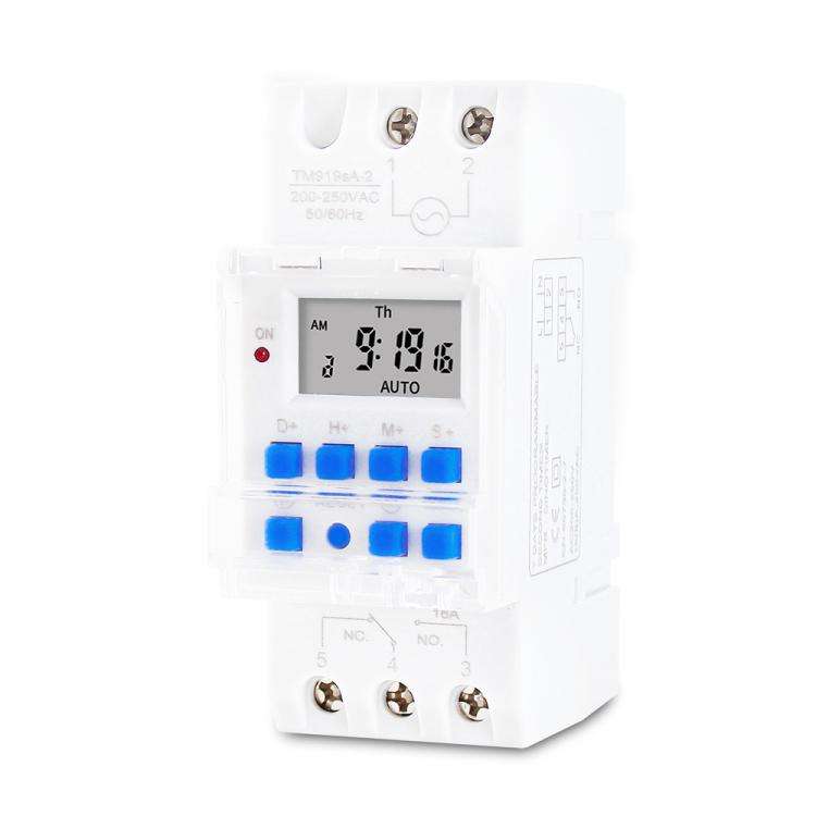 SINOTIMER TM919sA-1 110VAC 16A  1 Second Interval Programmable Digital Timer Switch 7 Days Auto O...
