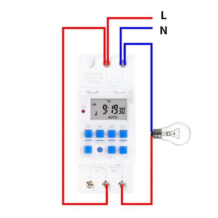SINOTIMER TM919sA-1 110VAC 16A  1 Second Interval Programmable Digital Timer Switch 7 Days Auto O...