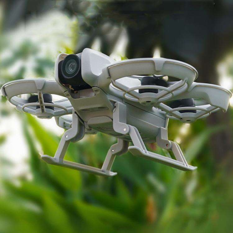 For DJI Neo BRDRC NEO021 Boosting Kickstand Drone Landing Gear Folding Sled Kickstand(Gray)