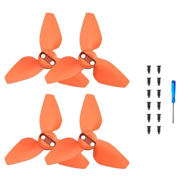 For DJI Neo BRDRC 2pairs Drone Propeller Wing Protection Accessories(Orange)