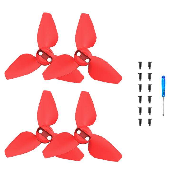 For DJI Neo BRDRC 2pairs Drone Propeller Wing Protection Accessories(Red)