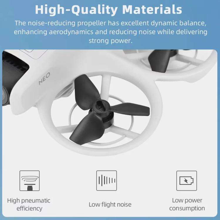 For DJI Neo BRDRC 2pairs Drone Propeller Wing Protection Accessories(Blue)