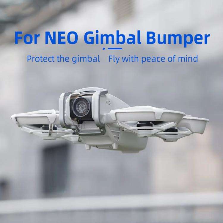 For DJI Neo BRDRC Metal Bumper Crash Bar Drone Gimbal Lens Protection Bracket Accessories(Silver)