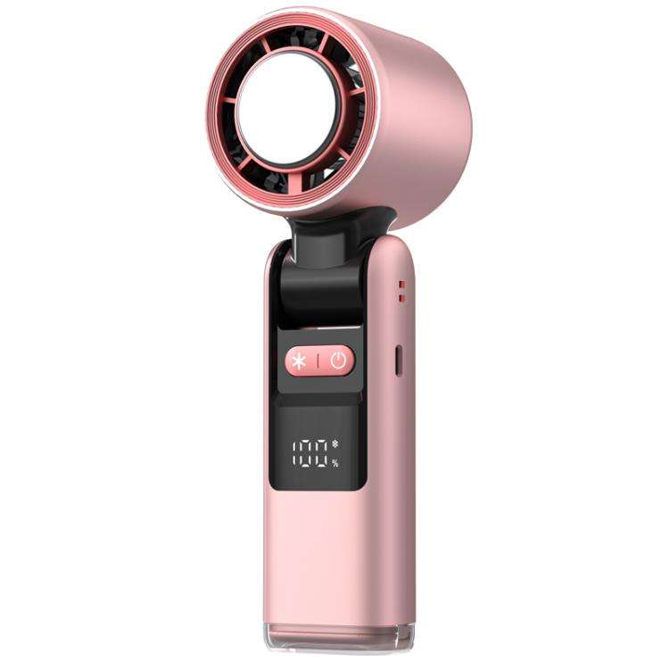 100-gear High Speed Handheld Fan Mini USB Rechargeable Foldable Portable Turbo Small Fan With Coo...