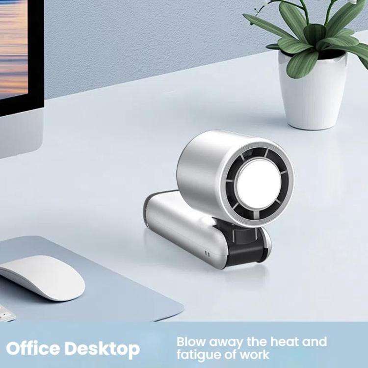 100-gear High Speed Handheld Fan Mini USB Rechargeable Foldable Portable Turbo Small Fan With Coo...