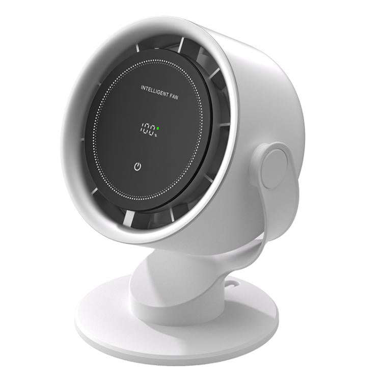 Wall Mount Desktop Turbo High Speed Fan Large Wind USB Circulating Hurricane Small Fan(White)