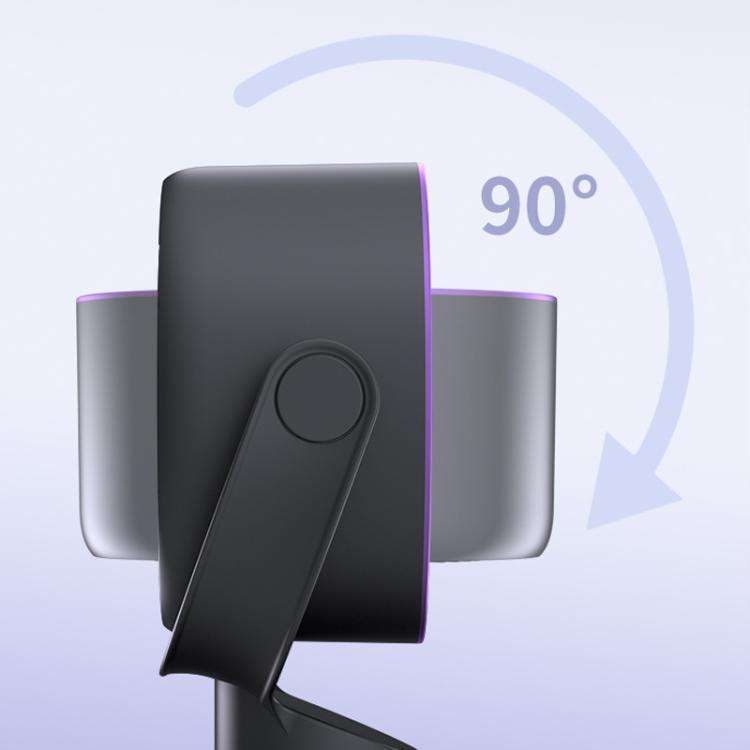 Wall Mount Desktop Turbo High Speed Fan Large Wind USB Circulating Hurricane Small Fan(Gray)