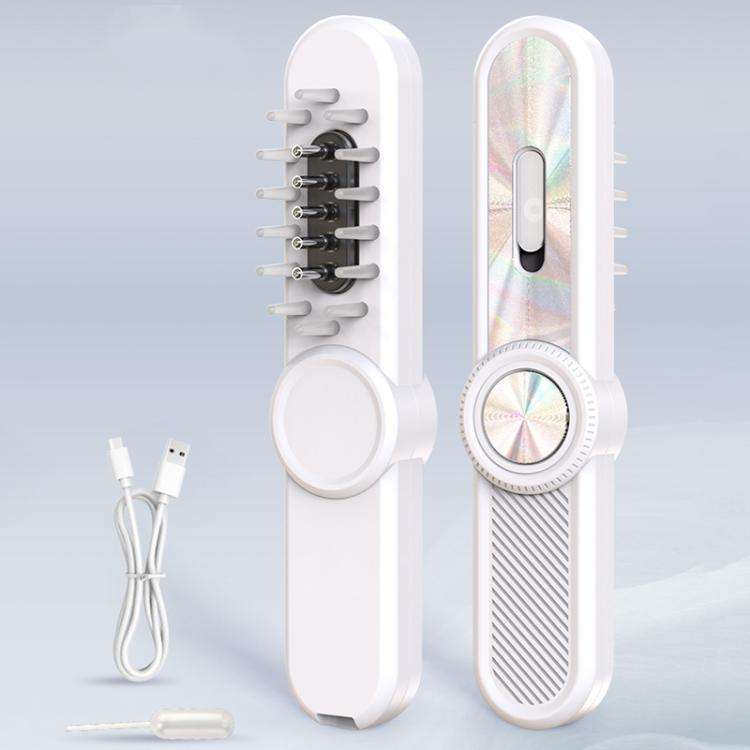 Hair Oil Applicator Roller Ball Red / Blue Light Electric Massage Comb Hair Regrowth Conductive C...