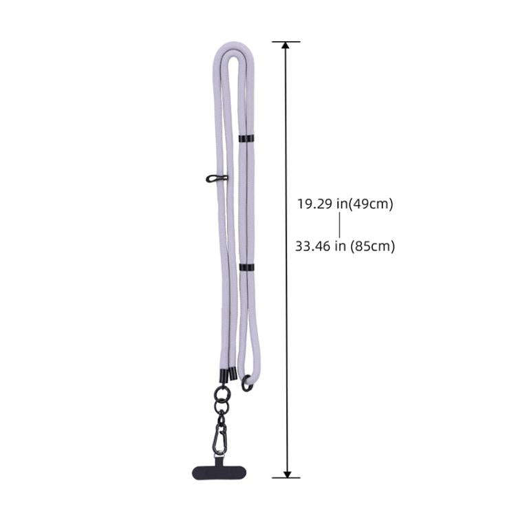 BRDRC Sport Camera Lanyard With 1/4 inch Screw Anti-Lost Crossbody Rope Accessory(Purple)