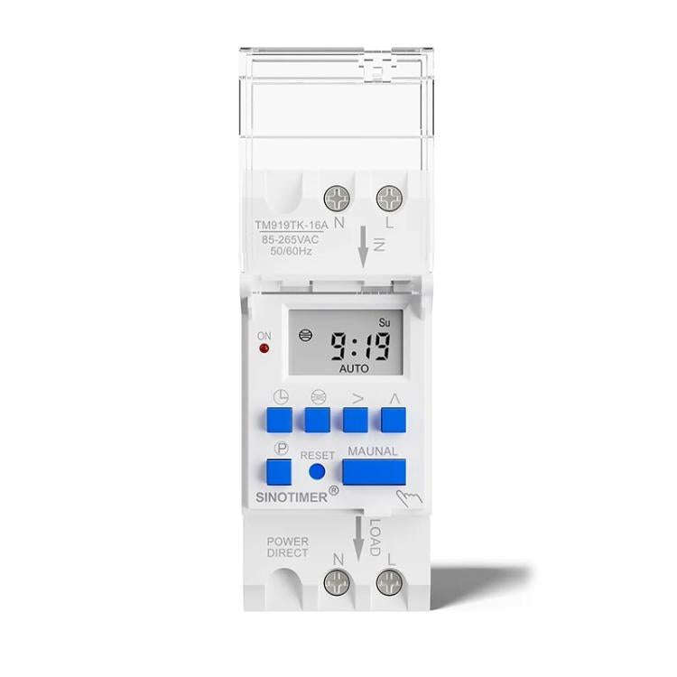 SINOTIMER  TM919TK-16A 85-265VAC Astronomical Time Switch For Automatic Calculation Of Sunrise An...