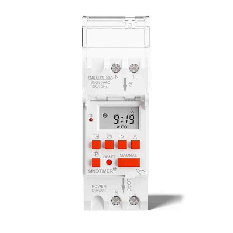 SINOTIMER  TM919TK-30A 85-265VAC Astronomical Time Switch For Automatic Calculation Of Sunrise An...