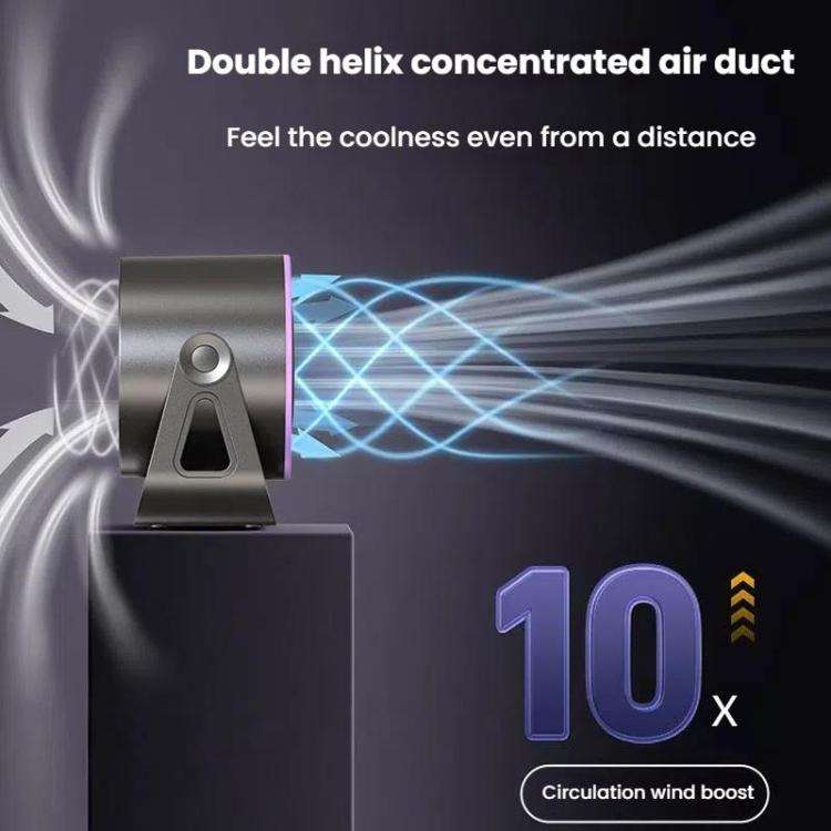 100-Gear High-Speed Circulating Fan Rechargeable Desktop Digital Display Turbo Wall-Mounted Fan, ...