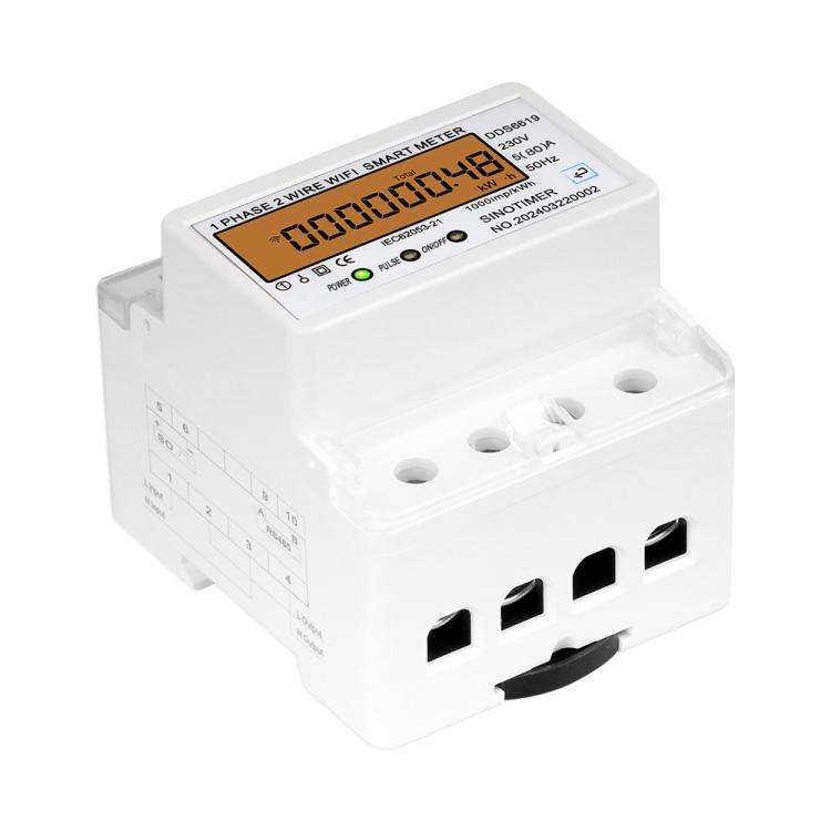 SINOTIMER DDS6619-048 80A With Switch Single-phase Tuya WiFi Energy Meter AC 220V
