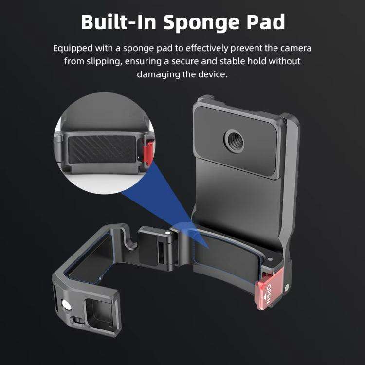 For DJI OSMO Pocket 3 BRDRC PO3005 Multi-functional Magnetic Base Expansion Back Clip Holder Adap...