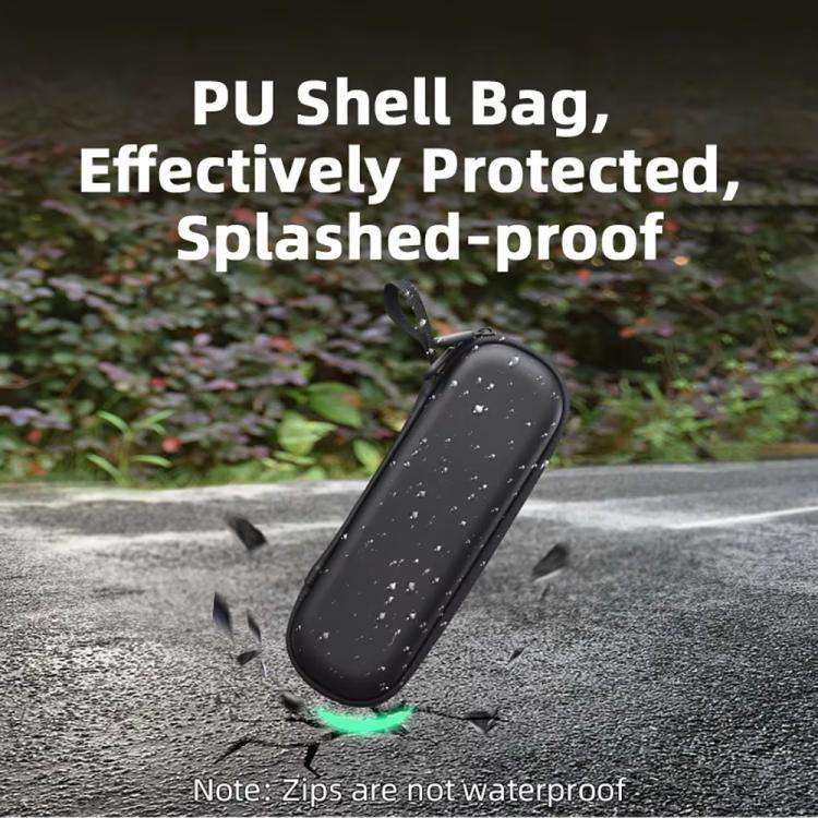 For DJI OSMO Pocket 3 BRDRC Storage Bag Standalone Handy Case Protective Pouch(PU Gray)
