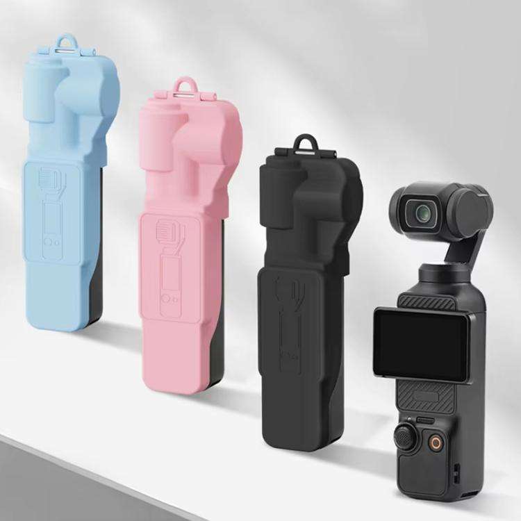 For DJI OSMO Pocket 3 BRDRC Lens Cap Camera Case Screen Protector Accessories(Blue)