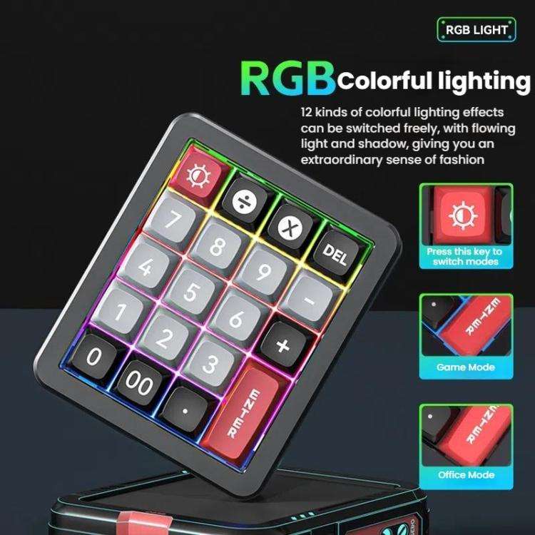 MKESPN K812 GASKET Aluminum Alloy RGB Hot-Swap Customized Wired Mini Mechanical Gaming Keyboard(W...