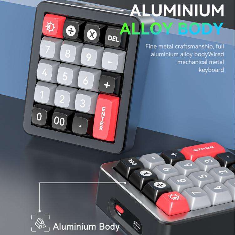 MKESPN K812 GASKET Aluminum Alloy RGB Hot-Swap Customized Wired Mini Mechanical Gaming Keyboard(W...