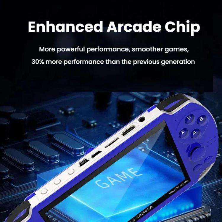 A3 4.3-Inch Handheld Game Console With Camera Supports Dual Handles/TV Output/10 Simulators Built...