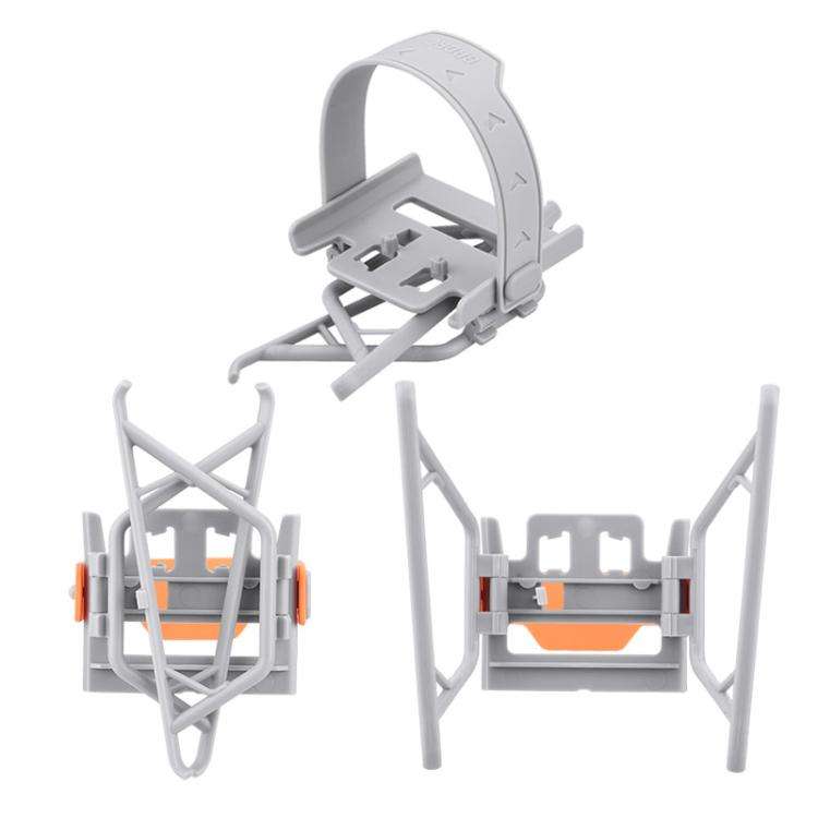 For DJI Mini 4 Pro BRDRC Booster Landing Gear Folding Strap Kickstand(Gray)
