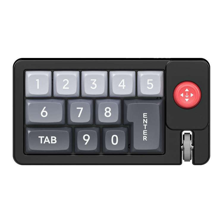 MKESPN K810 Joystick RGB Backlight Hot Swap Macro Customized Wired Mechanical Gaming Keyboard(Black)