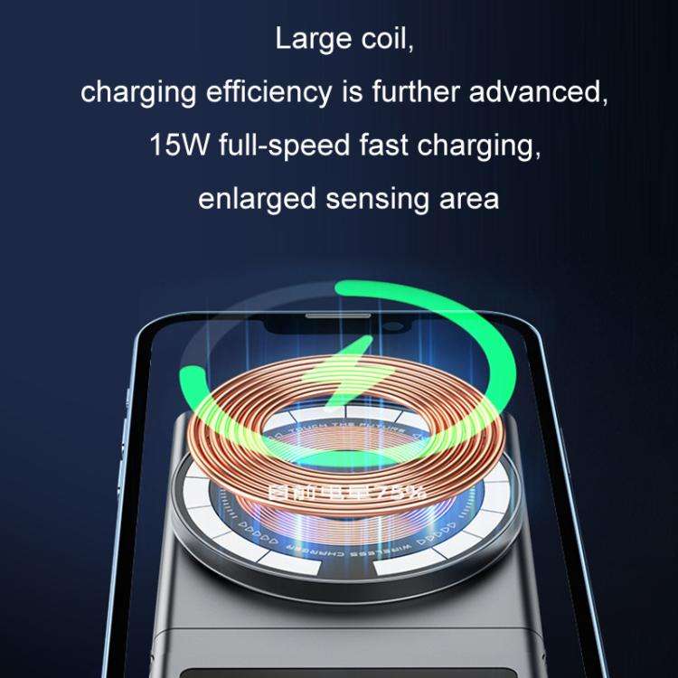 Car Air Outlet Intelligent Induction Wireless Charging Mobile Phone Holder(Gray)