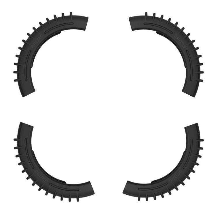 For DJI Avata 2 BRDRC 4pcs Paddle Protection Bumper Rings(Black)