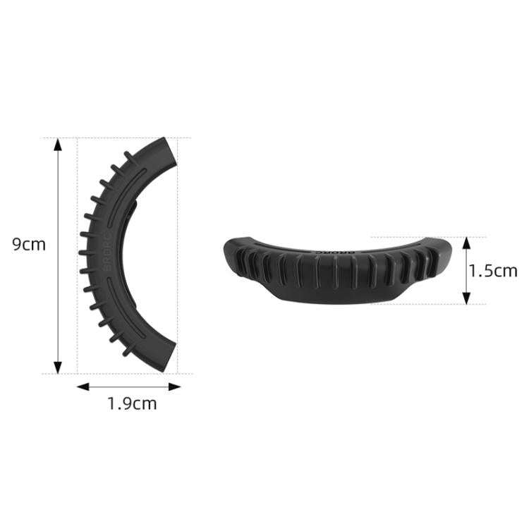 For DJI Avata 2 BRDRC 4pcs Paddle Protection Bumper Rings(Black)