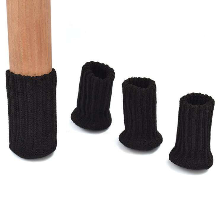 8packs Table Chair Woolen Covers Floor Protection Non-slip Silent Felt Foot Pads(7x4cm)