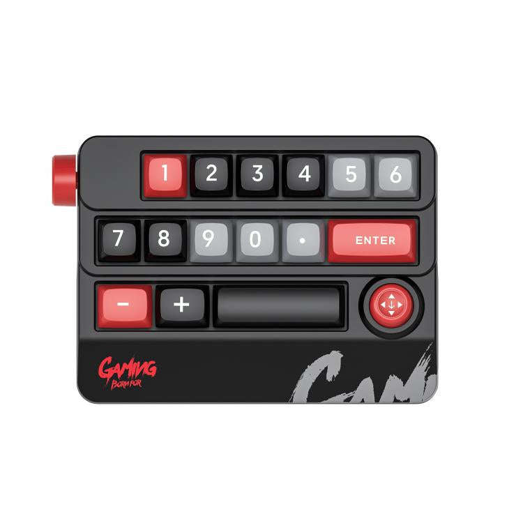 MKESPN RGB Hot Swap Wired Mechanical Keyboard Rocker Knob Programming Macro Custom Gaming Keyboar...