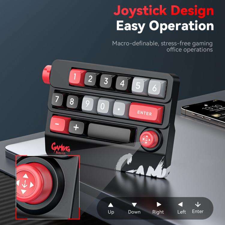 MKESPN RGB Hot Swap Wired Mechanical Keyboard Rocker Knob Programming Macro Custom Gaming Keyboar...
