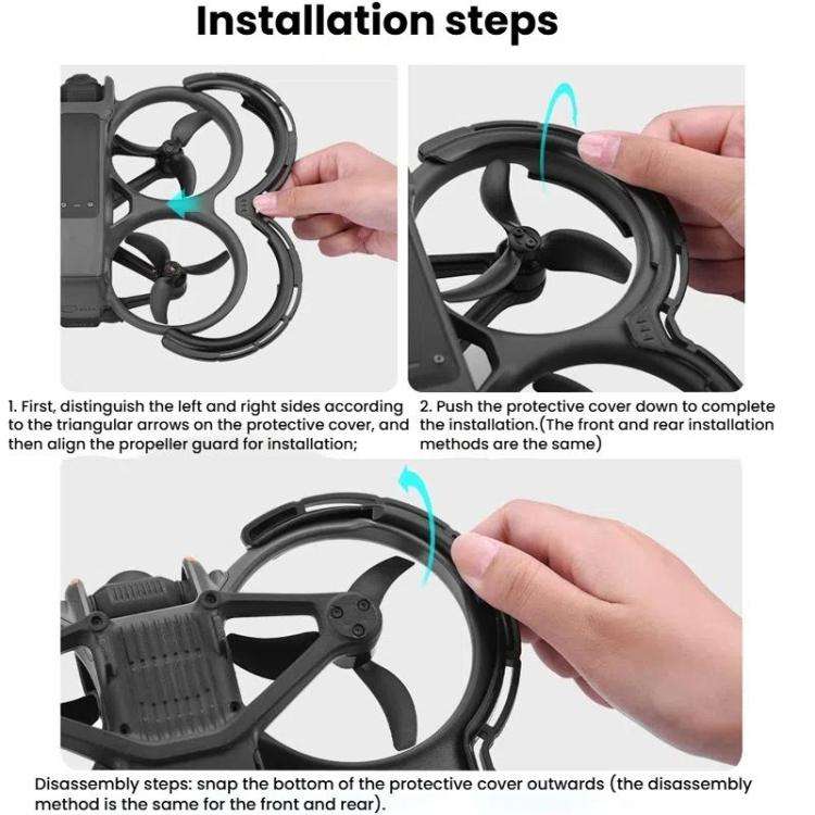 For DJI Avata 2 BRDRC Integrated Paddle Protector One-piece Bumper Ring(Green)