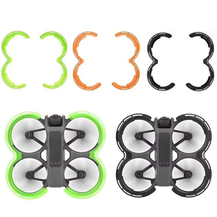 For DJI Avata 2 BRDRC Integrated Paddle Protector One-piece Bumper Ring(Green)