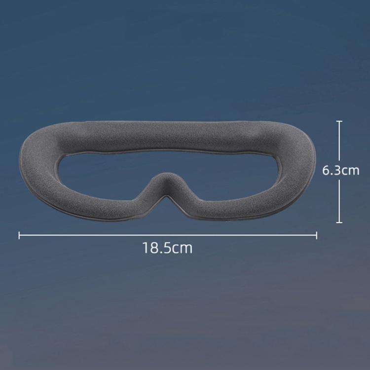 For DJI Avata Goggles 2 BRDRC Flying Glasses Protector Eyecups(Dark Gray)