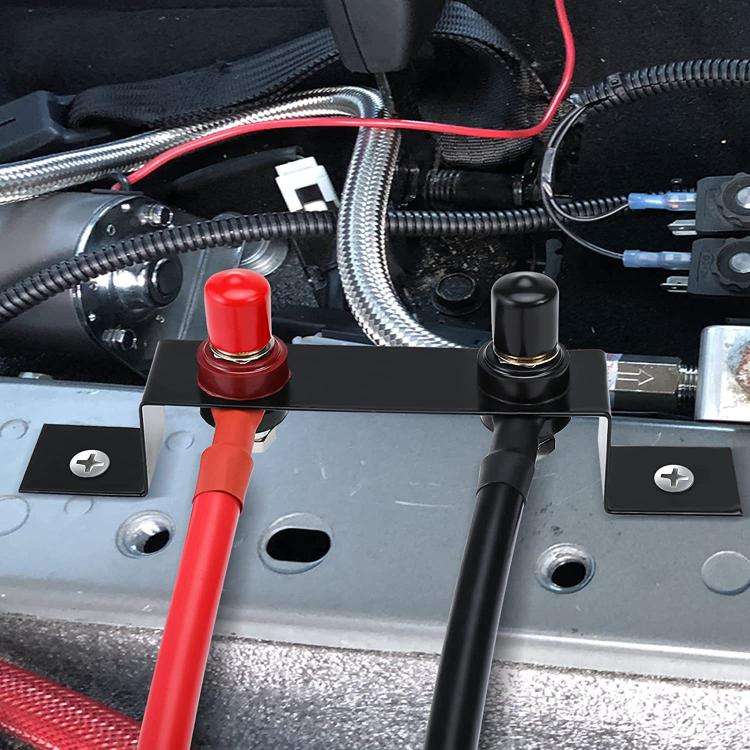 Battery Jump Starter Pure Copper Remote Battery Terminal Mounting Bracket, Specifications: 4AWG