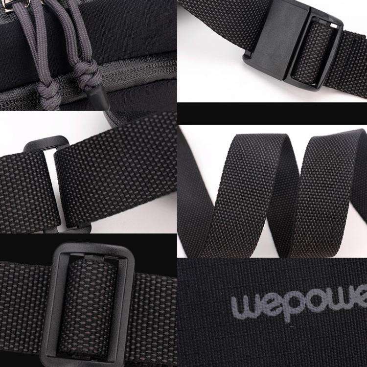 WEPOEWR Men Chest Bag Personalized Commuter Shoulder Bag Mobile Phone Waist Pack(Brown)