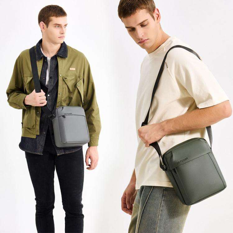 WEPOWER Men Messenger Bag Large Capacity Leisure Shoulder Bag For Travel Commuting(Amry Green)