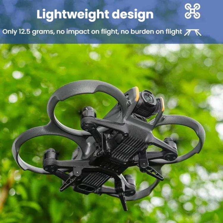 For DJI Avata 2 BRDRC Folding Height Enhanced Landing Gear Gimbal Protective Kickstand(Orange)