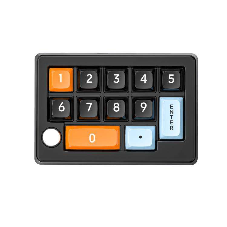 MKESPN W908 Wireless Tri-Mode Hot-Swappable Macro-Defined RGB Backlit Gaming Mechanical Keypad(Bl...