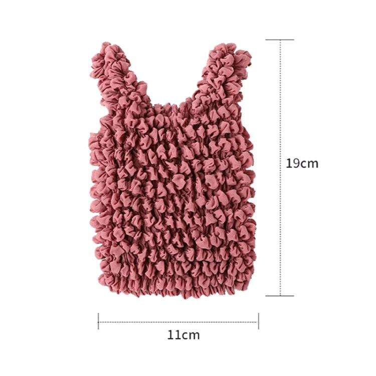 Mini Retractable Bubble Bag Multifunctional Large-capacity Elastic Shopping Bag(Khaki)