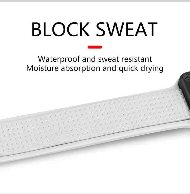 Rechargeable COB Armband Light Night Running Safety Warning Arm Leg Wristband Light(Gray)