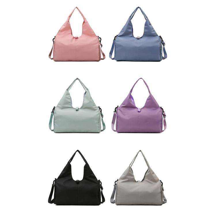 Yoga Gym Bag Handheld Luggage Bag Large Capacity Wear-resistant Travel Bag(Gray)