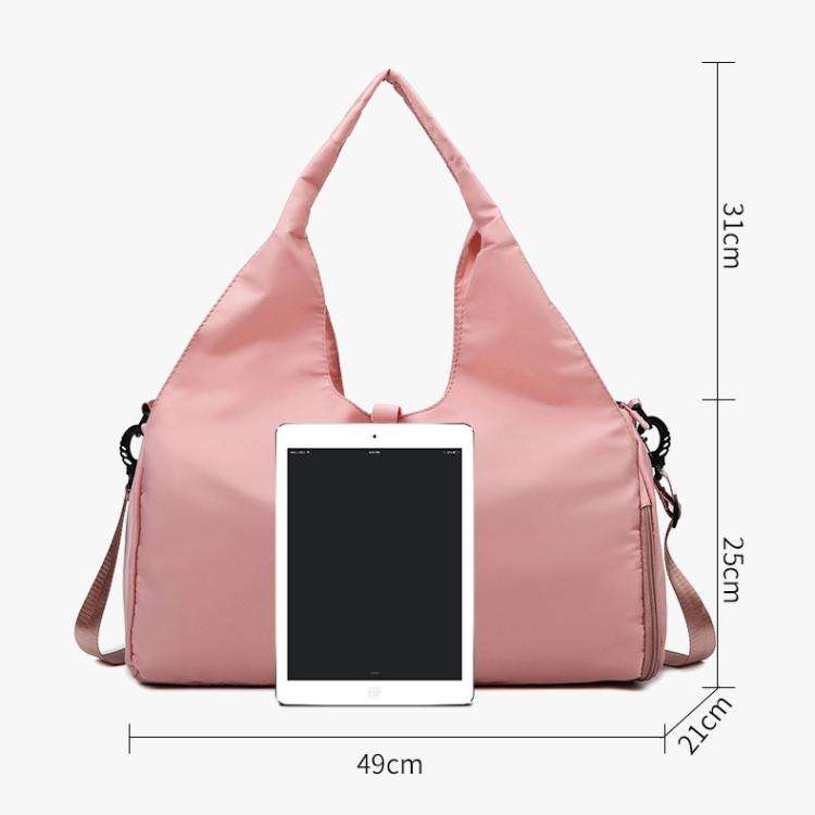 Yoga Gym Bag Handheld Luggage Bag Large Capacity Wear-resistant Travel Bag(Green)