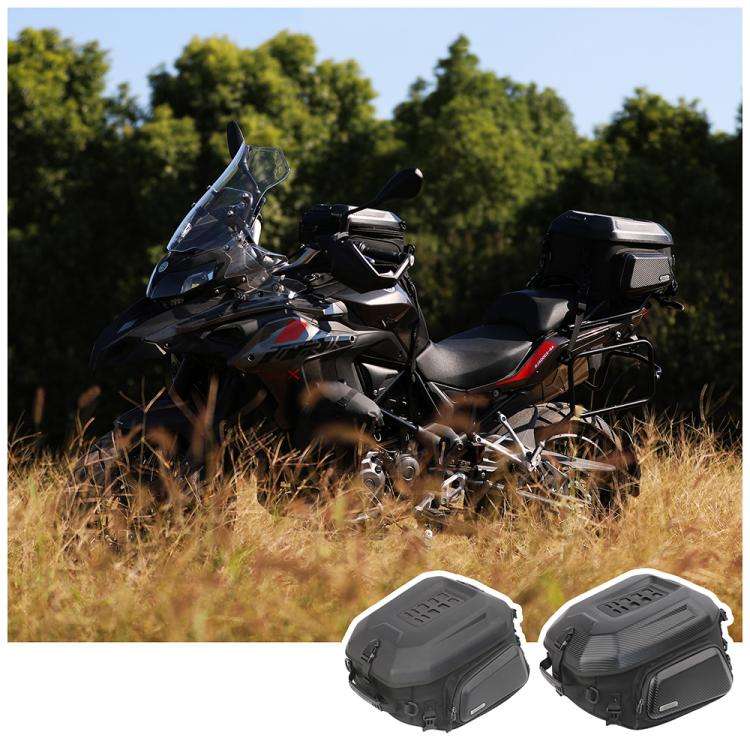 Rhinowalk MT2335 23L-35L Expandable Large-capacity EVA Hard Shell Motorcycle Tail Bag(Matt)