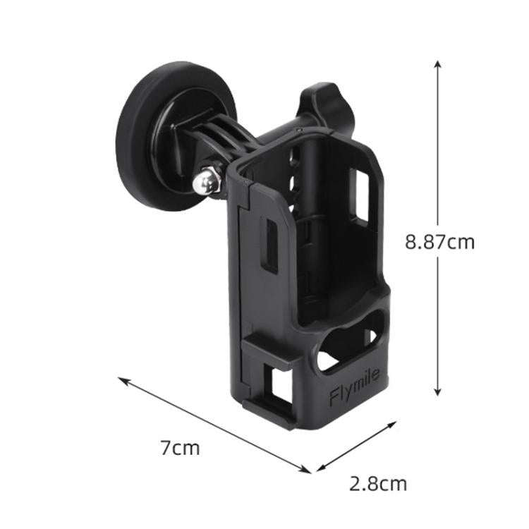 6pcs /Set For DJI Osmo Pocket 3 Flymile Magnetic Bracket Fixed Base Back Clip Adapter Bezel Acces...