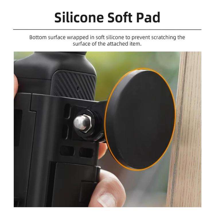 6pcs /Set For DJI Osmo Pocket 3 Flymile Magnetic Bracket Fixed Base Back Clip Adapter Bezel Acces...
