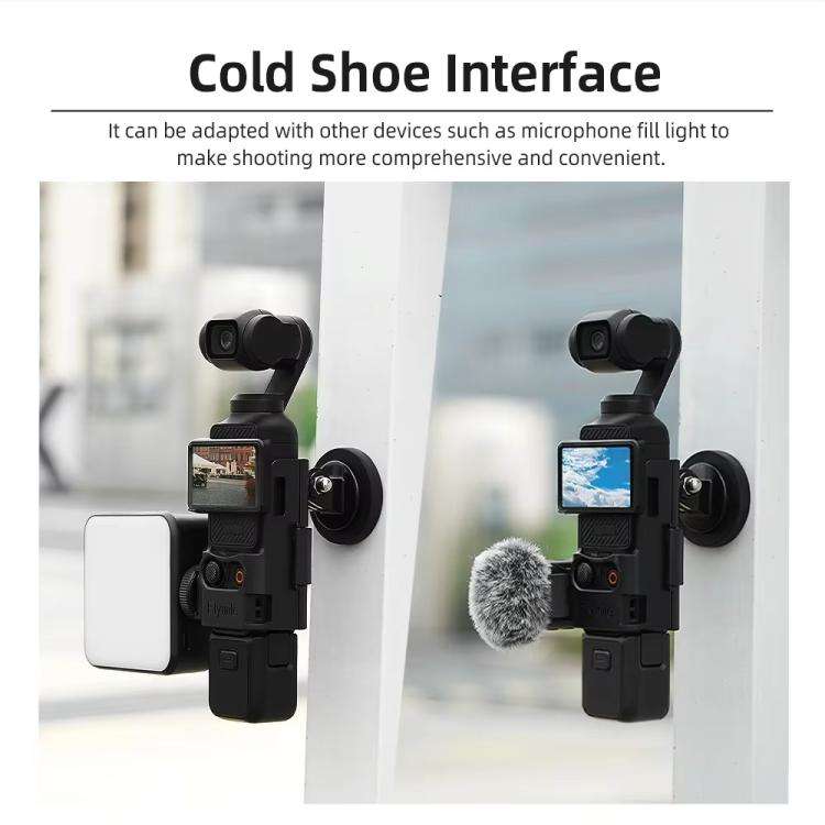 6pcs /Set For DJI Osmo Pocket 3 Flymile Magnetic Bracket Fixed Base Back Clip Adapter Bezel Acces...