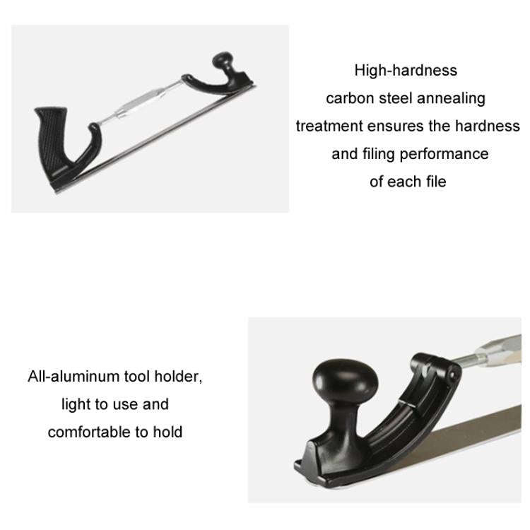 Body Sheet Metal Data Restoration Grinding File, Specifications: Tool Holder + Blade Fine Teeth