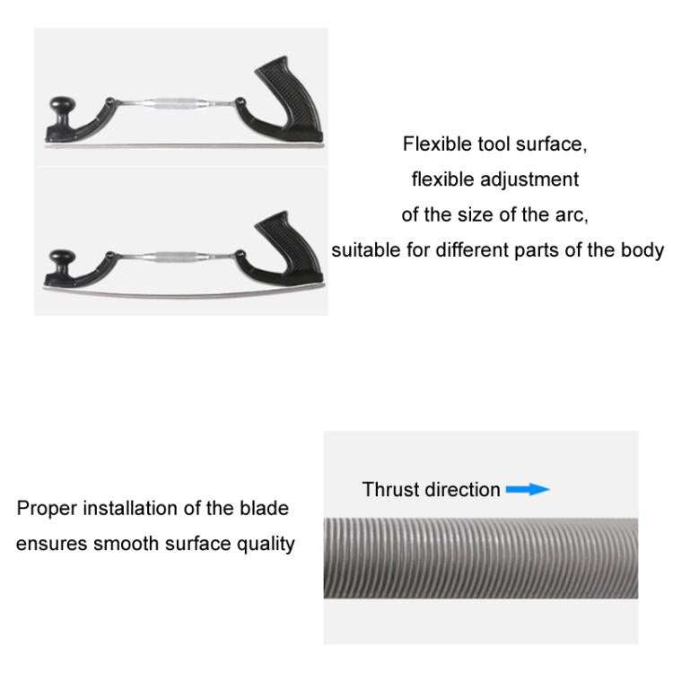 Body Sheet Metal Data Restoration Grinding File, Specifications: Tool Holder + Blade Middle Teeth